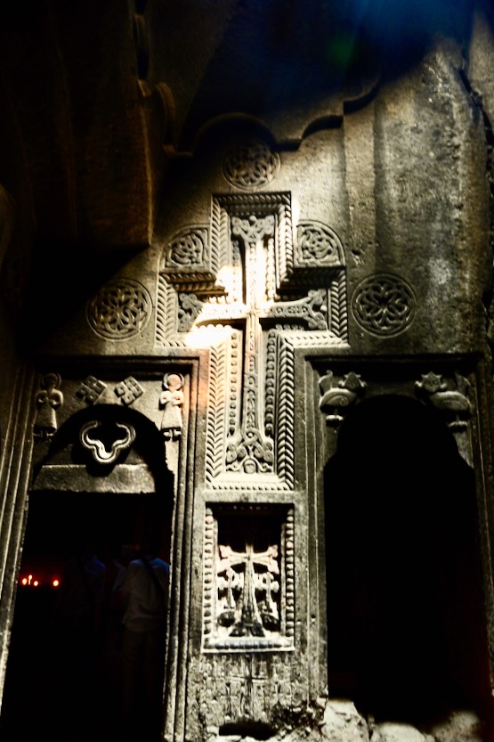 Cross in Gerhard Monastery Armenia