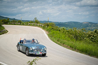 classic car rally in Italy